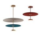 GobekUsa Cotton Round LED Pendant Lights Green Red Art Decoration Offices Bedrooms