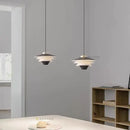 GobekUsa Cream Wind Milk Glass Pendant Lights LED E27 Modern Kitchen Island Dining