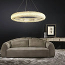 GobekUsa Elegant Chrome Crystal Chandelier for Dining Room Living Room Bedroom Hallway