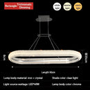 GobekUsa Elegant Chrome Crystal Chandelier for Dining Room Living Room Bedroom Hallway