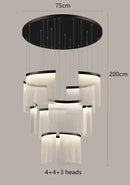 GobekUsa Elegant LED Ceiling Chandelier for Modern Bedroom and Dining Room