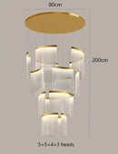 GobekUsa Elegant LED Ceiling Chandelier for Modern Bedroom and Dining Room