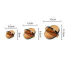 GobekUsa Intersect Glass Ball Semicircle Decoration - Transparent Geometric Home Decor