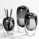 GobekUsa Crystal Glass Flower Terrarium Vase: Home Decoration & Floral Accessory