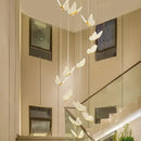 GobekUsa Butterfly Staircase Pendant Lights Loft Style Lamps