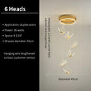 GobekUsa Butterfly Staircase Pendant Lights Loft Style Lamps
