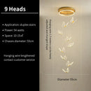 GobekUsa Butterfly Staircase Pendant Lights Loft Style Lamps