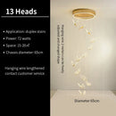GobekUsa Butterfly Staircase Pendant Lights Loft Style Lamps