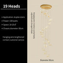 GobekUsa Butterfly Staircase Pendant Lights Loft Style Lamps