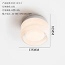 GobekUsa Dimple Potato Chip Round LED Wall Lamp for Modern Minimalist Atmosphere