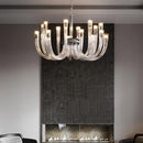 GobekUsa Glass Chandelier LED Hanging Light for Living Room Bedroom Dining Room - 2024 Collection.