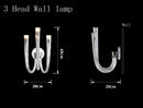 GobekUsa Glass Chandelier LED Hanging Light for Living Room Bedroom Dining Room - 2024 Collection.