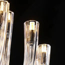GobekUsa Glass Chandelier LED Hanging Light for Living Room Bedroom Dining Room - 2024 Collection.