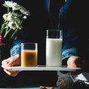 Modern transparent glass square measuring cup for kitchen and dining by Decorbites