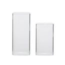 Modern transparent glass square measuring cup for kitchen and dining by Decorbites