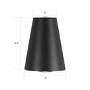 GobekUsa Modern Trapezoid LED Wall Sconce in Black - Metallic Garden Wall Light