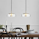 GobekUsa Glass Pendant Lights LED Modern Dining Room Nordic Restaurant Hanging Lamp
