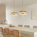 GobekUsa Glass Pendant Lights LED Modern Dining Room Nordic Restaurant Hanging Lamp