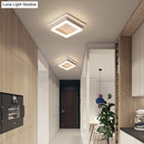 GobekUsa Compact Metal LED Flush Mount Ceiling Light with Acrylic Diffuser - Minimalist Design