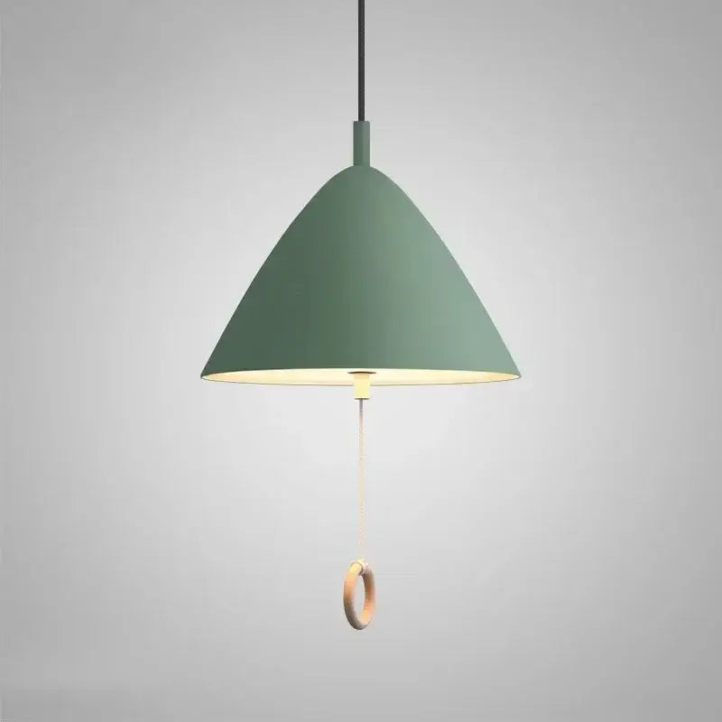 GobekUsa Designer Pendant Light for Dining Room & Bedroom, Pull Switch E27 Fixture, photo 10 of 10
