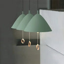 GobekUsa Designer Pendant Light for Dining Room & Bedroom, Pull Switch E27 Fixture