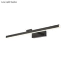 GobekUsa Modern Tubular LED Vanity Lamp in Black/White Finish for Bathroom Wall Lighting