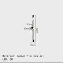GobekUsa Dimming Wall Lights in Gold, Black, or Copper for Living Room and Bedroom