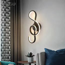 GobekUsa LED Wall Lamps Modern Minimalist Bedroom Living Room Lighting Black White