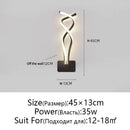 GobekUsa LED Wall Lamps Modern Minimalist Bedroom Living Room Lighting Black White