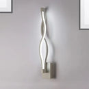 GobekUsa Acrylic LED Wall Sconce: Intertwined Design, 1 Light, Black/White, Warm/White Lighting