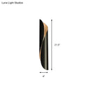 GobekUsa Contemporary Black/White Rolling Sconce Light Fixture - Up/Down Wall Sconce with 2 Lights