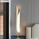 GobekUsa Contemporary Black/White Rolling Sconce Light Fixture - Up/Down Wall Sconce with 2 Lights
