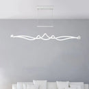 GobekUsa Modern Twisted Island Pendant LED Ceiling Light for Contemporary Metallic Dining Room