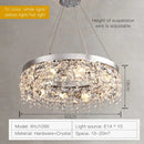 GobekUsa Crystal Chandelier: Modern Nordic LED Living Room Lamp