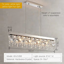 GobekUsa Crystal Chandelier: Modern Nordic LED Living Room Lamp