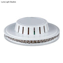 GobekUsa Modern UFO Karaoke Bar Wall Light with Flashing RGB LED in Black/White