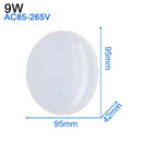 Modern ultra thin white led ceiling light for living room by Decorbites
