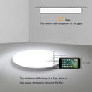 Modern ultra thin white led ceiling light for living room by Decorbites