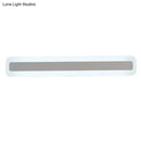 GobekUsa Minimalist Ultrathin Acrylic White LED Wall Sconce Vanity Light Fixture