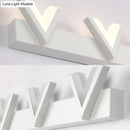 GobekUsa Modern V-Shaped LED Vanity Light: Acrylic Bathroom Mirror Lamp (2/3-Light, Warm/White)