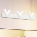 GobekUsa Modern V-Shaped LED Vanity Light: Acrylic Bathroom Mirror Lamp (2/3-Light, Warm/White)