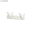 GobekUsa Modern V-Shaped LED Vanity Light: Acrylic Bathroom Mirror Lamp (2/3-Light, Warm/White)