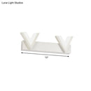 GobekUsa Modern V-Shaped LED Vanity Light: Acrylic Bathroom Mirror Lamp (2/3-Light, Warm/White)