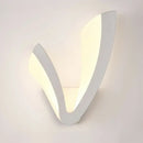 GobekUsa Sleek LED Wall Sconce in White - Perfect for Bedside Mounting