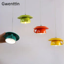 GobekUsa Ceramic Cup Pendant Lights Ceiling Chandeliers Modern Hanging Lamp