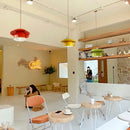 GobekUsa Ceramic Cup Pendant Lights Ceiling Chandeliers Modern Hanging Lamp