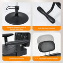 Modern Vintage Hydraulic PU Leather Reclining Barber Chair (SAK59102) by SAKSBY WHOLESALE