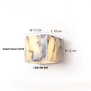 GobekUsa LED Wall Lamp Modern Wabi Sabi Stone Mirror Light for Home Decor