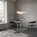 GobekUsa Japanese Style Non-Woven Chandelier - Modern Wabi Sabi Design for Living Room Bedroom.