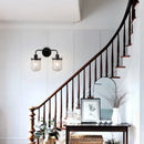 Modern Wall Lights Sconces with Clear Glass Shade and E26 Socket